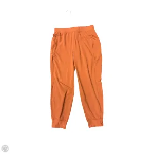 Athletic Pants By Fabletics In Orange, Size: L