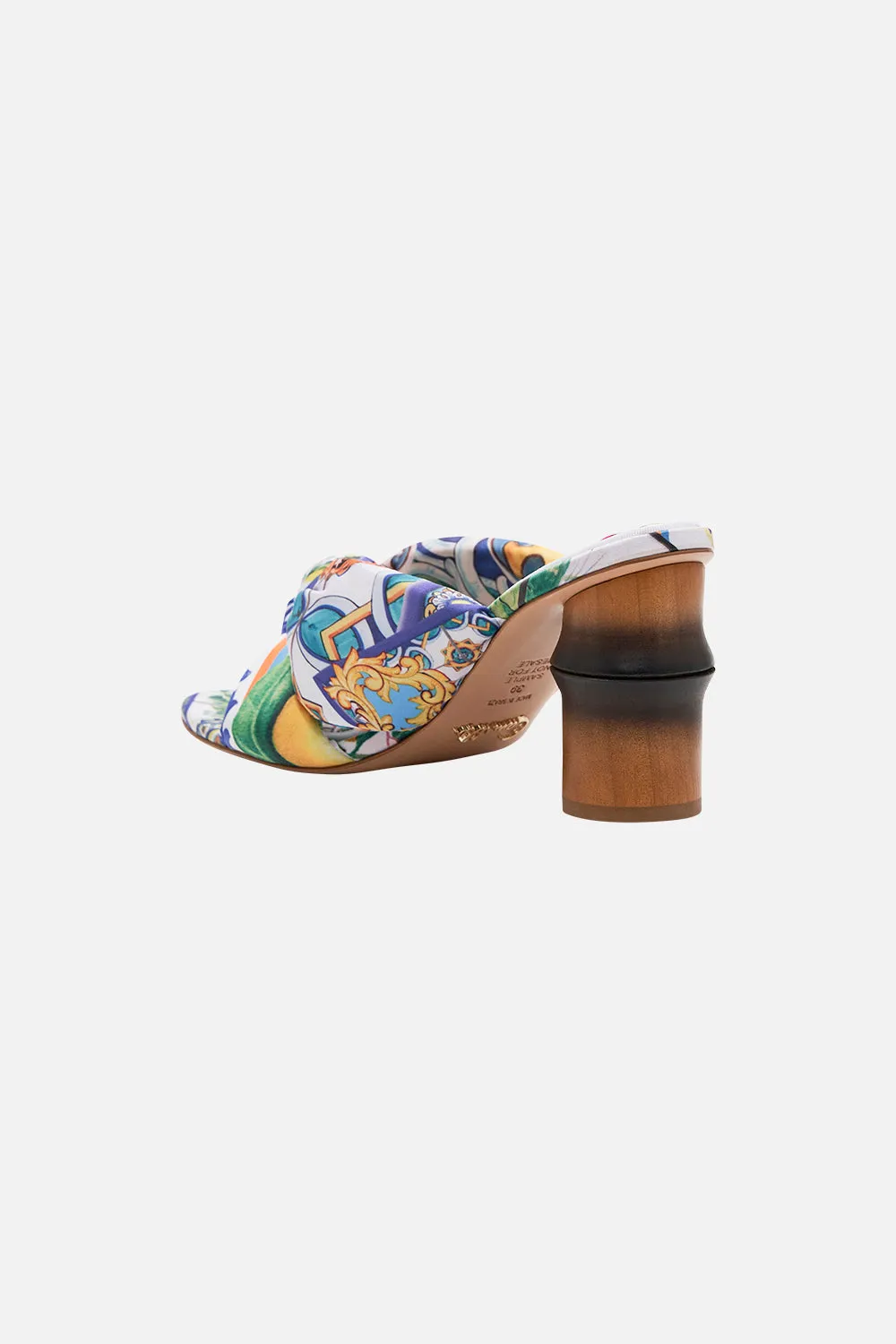 AUDREY KNOTTED MID HEEL AMALFI AMORE