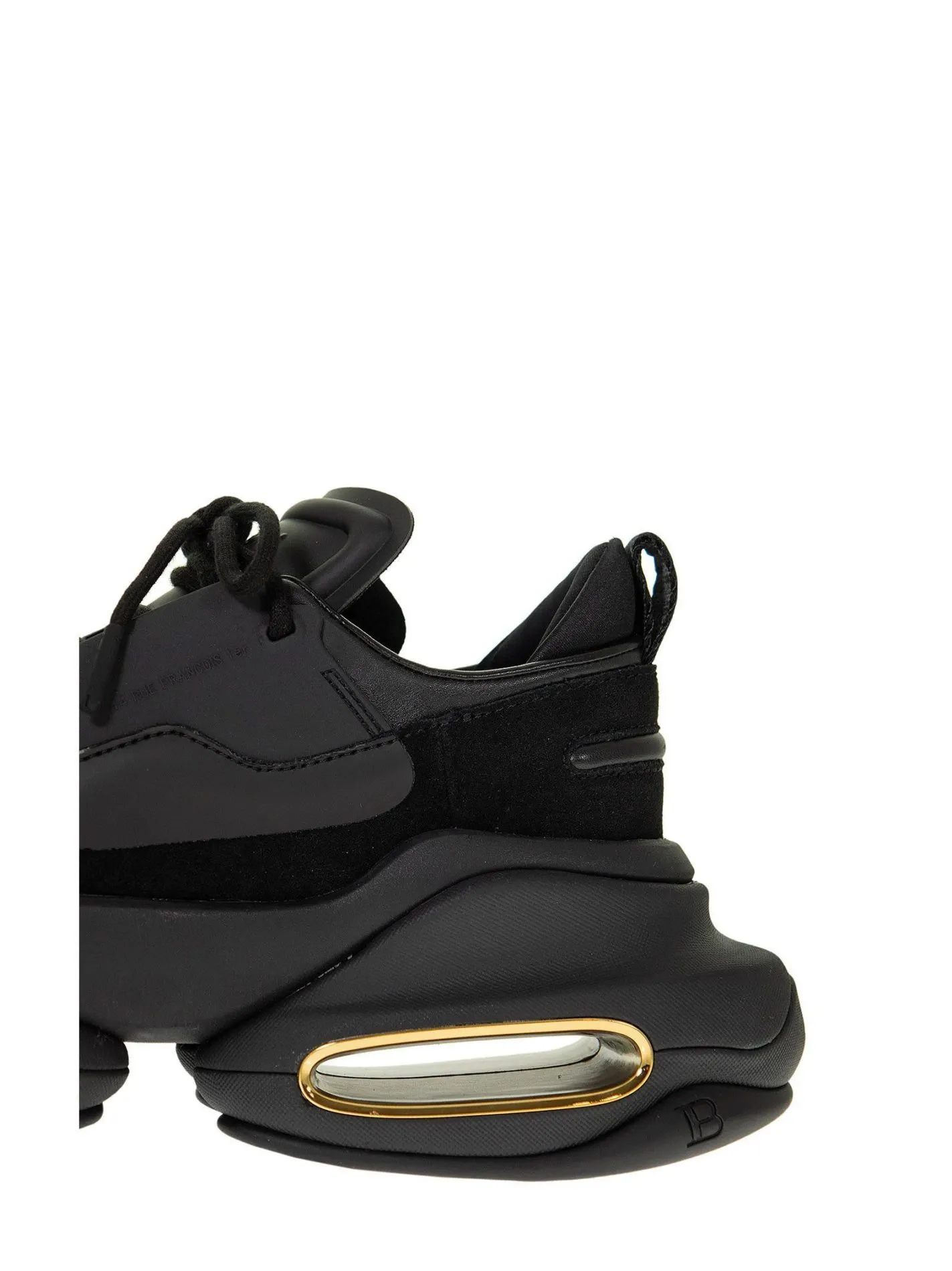 B Bold Low-Calf&Suede Sneakers