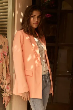 Bine Leia Blazer | Coral Reef  | Blazer fra Mos Mosh