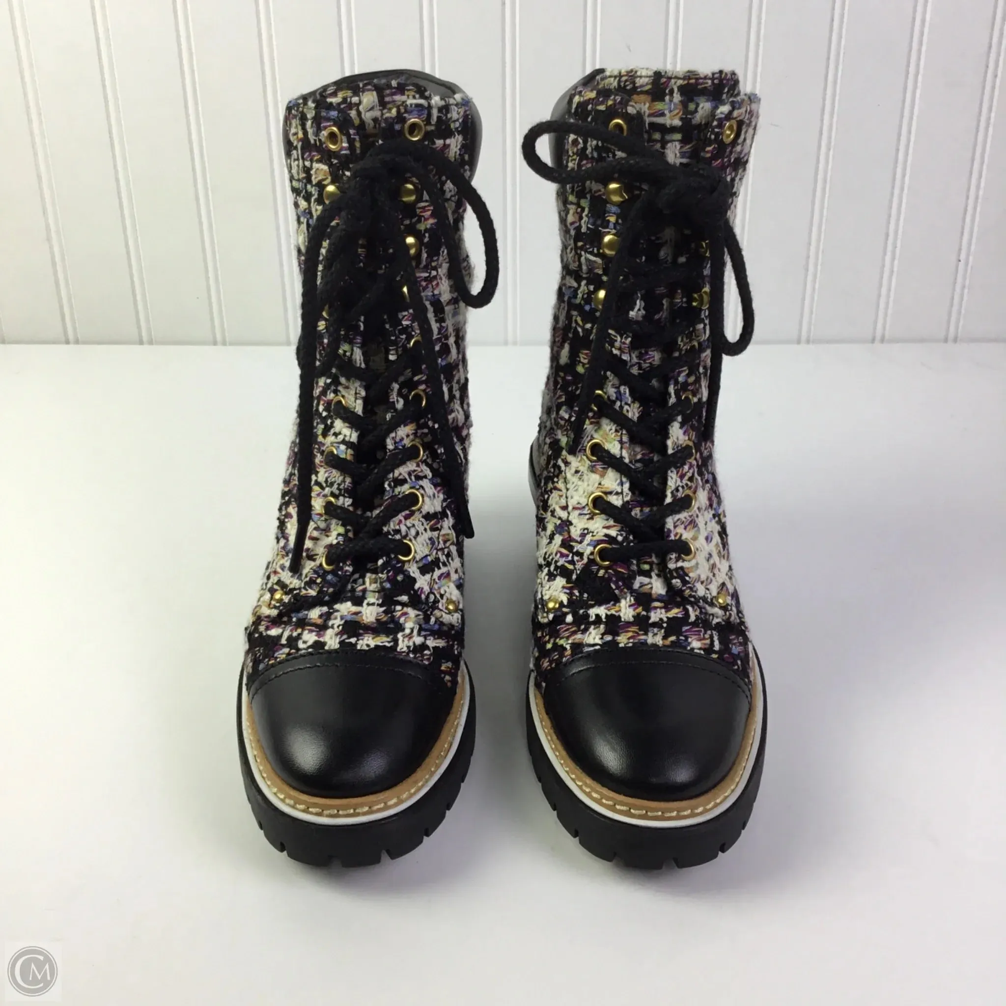 Boots Designer By Tory Burch In Multi-colored, Size: 7