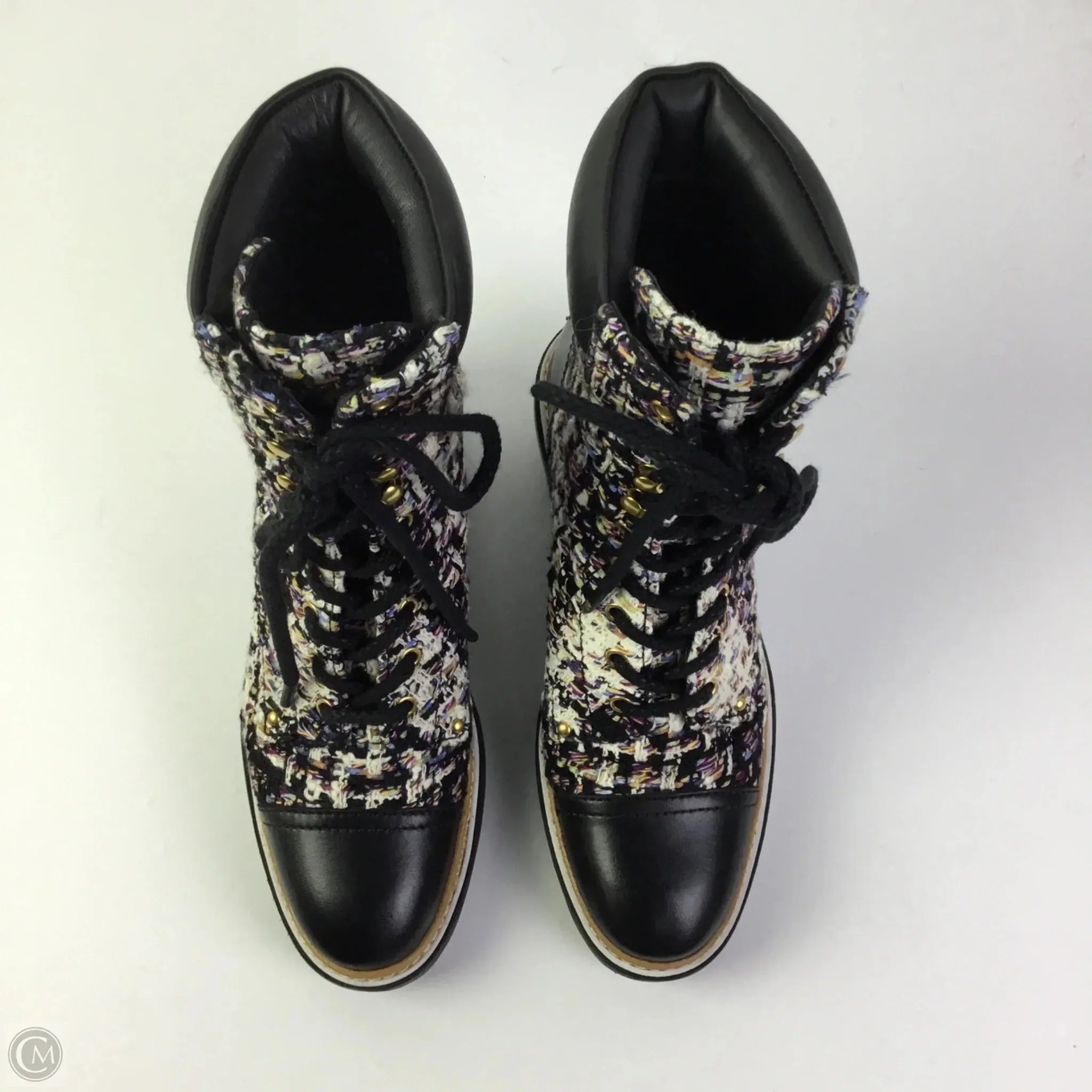 Boots Designer By Tory Burch In Multi-colored, Size: 7