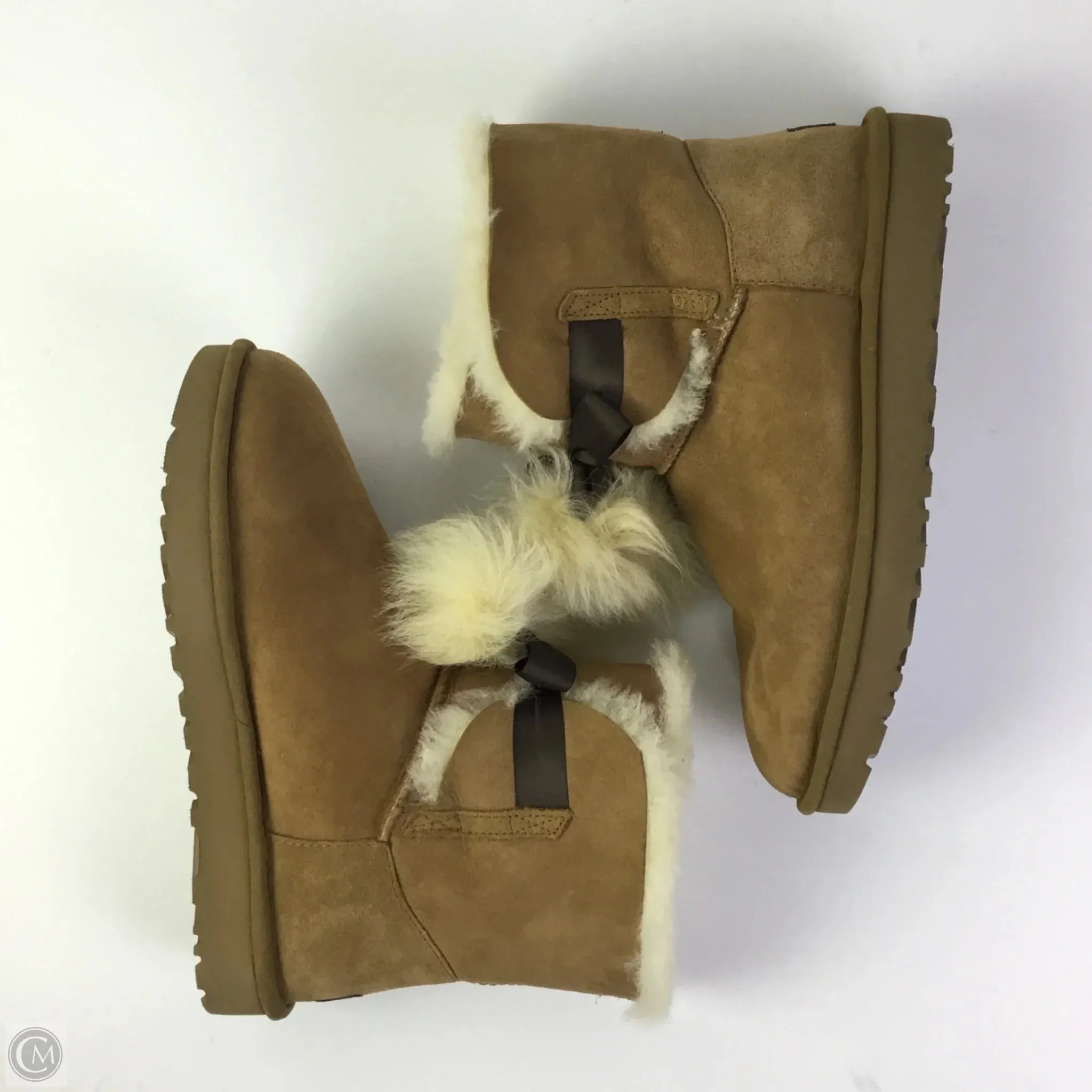 Boots Designer By Ugg In Brown, Size: 10