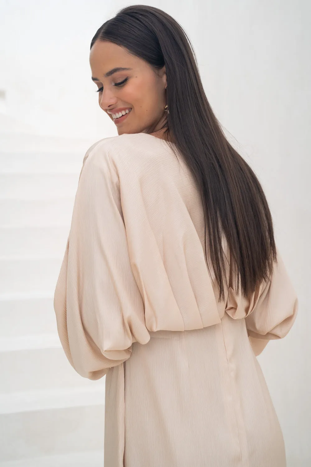 Champagne Shimmer Dress