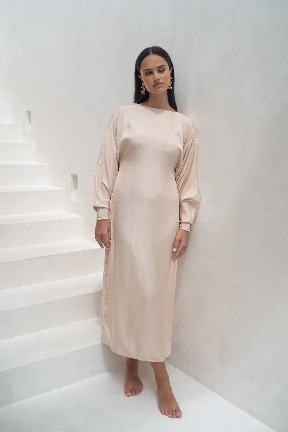 Champagne Shimmer Dress
