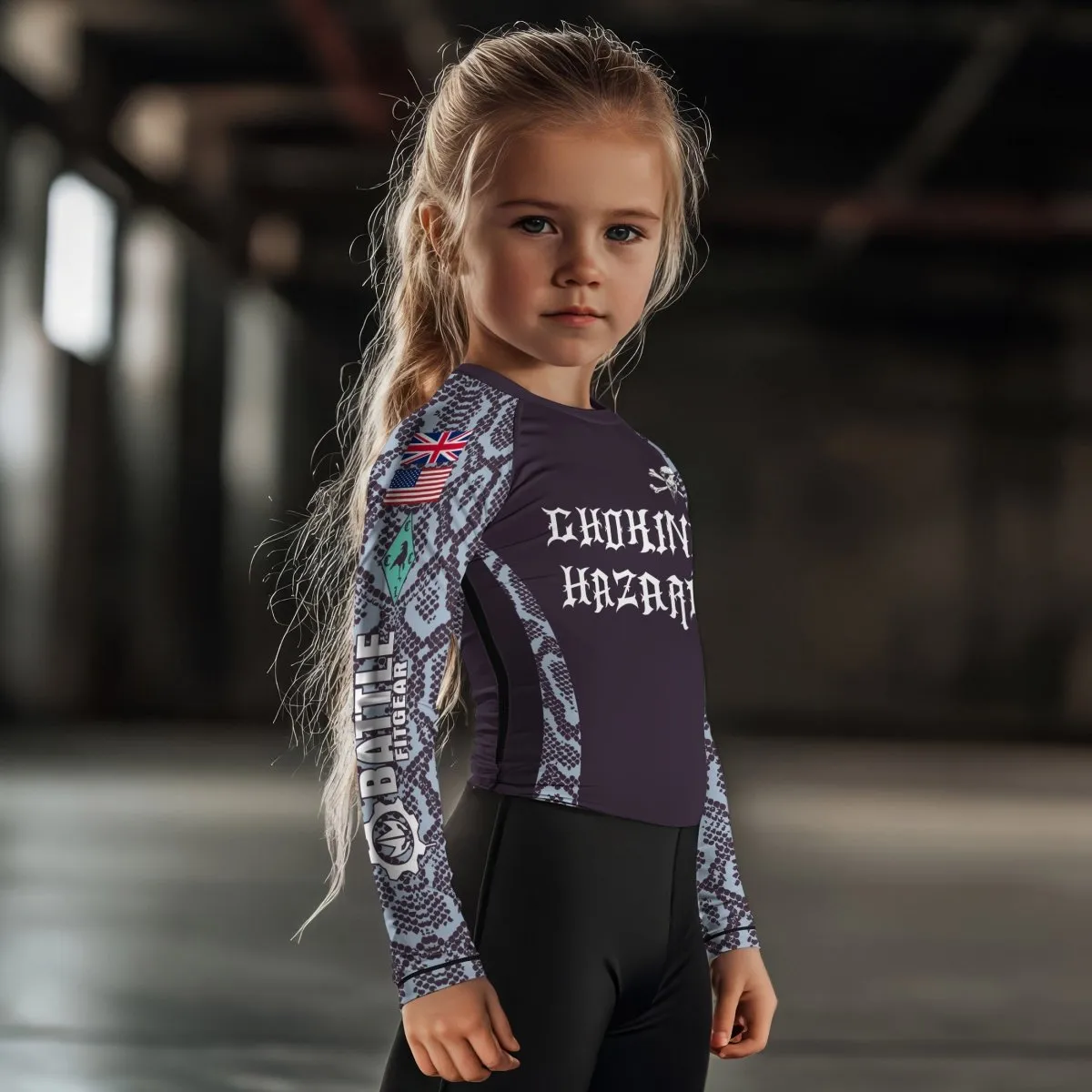 Choking Hazard Kids Rash Guard