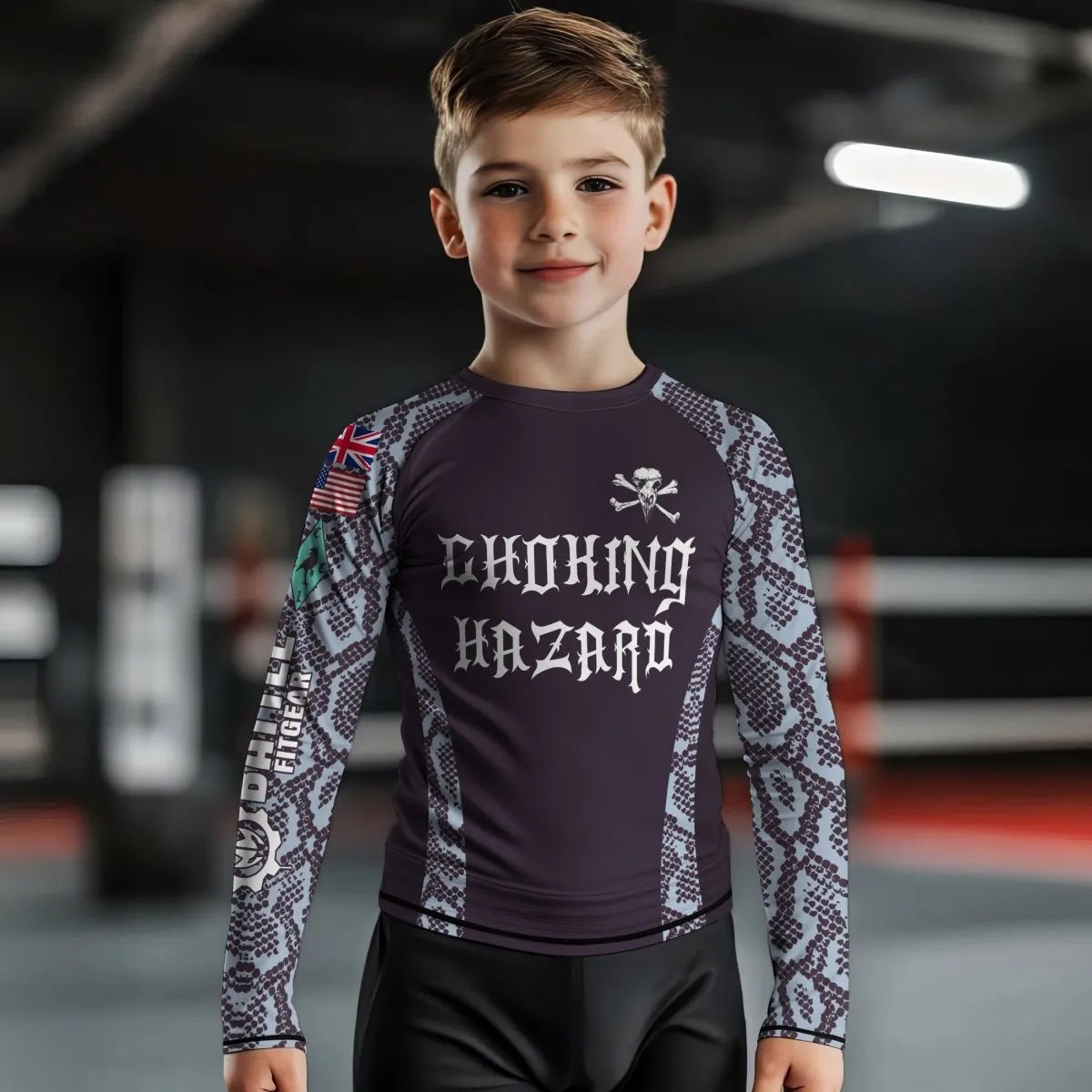 Choking Hazard Kids Rash Guard