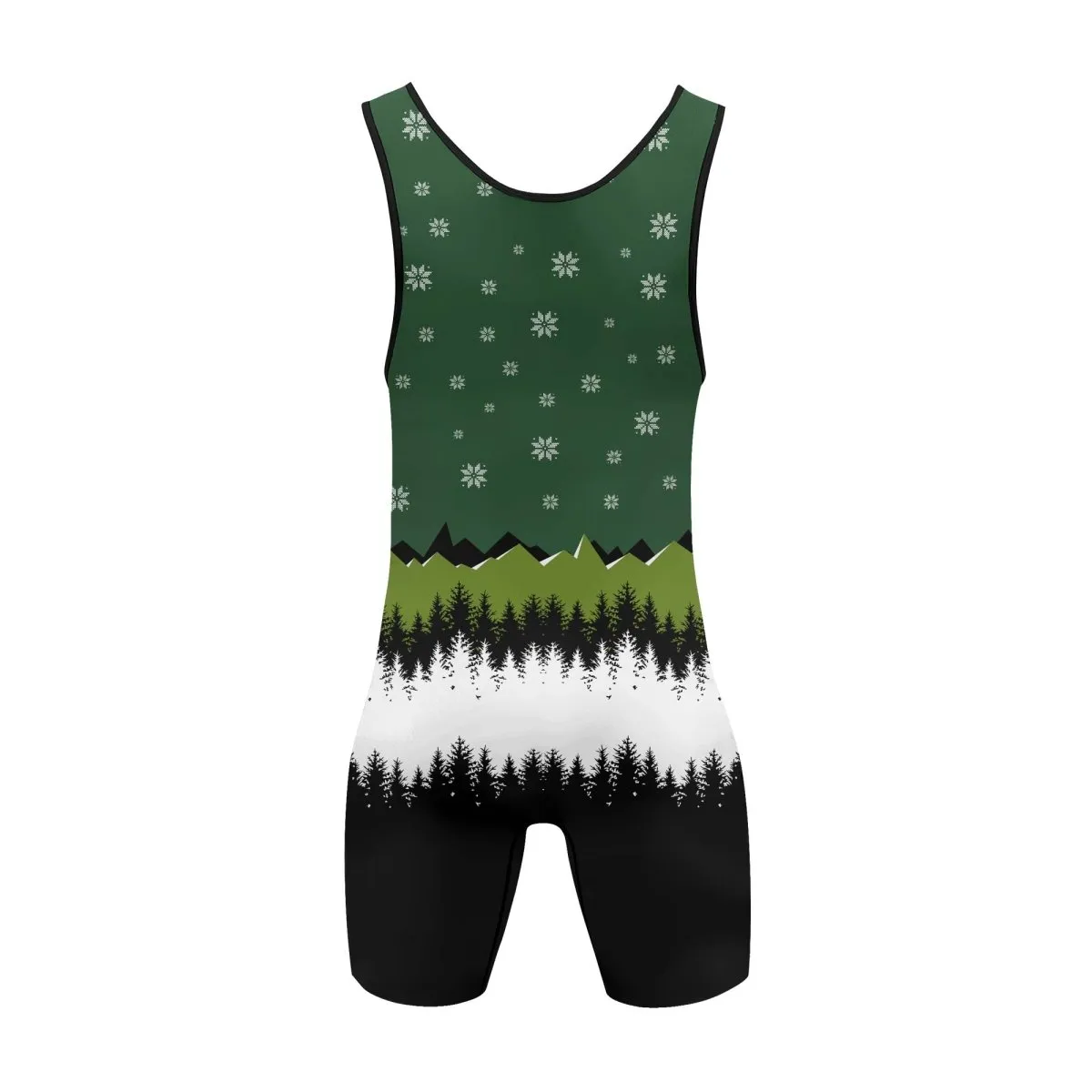 Clinch Santa Clause Wrestling Singlets