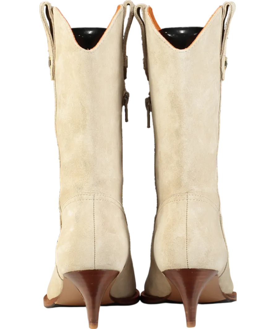 Fairfax & Favor Beige Georgia Boots UK 5 EU 38 