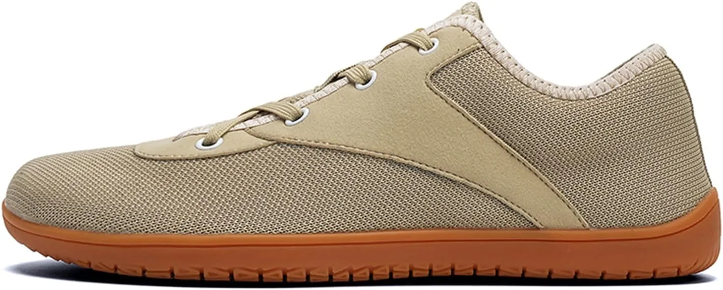 Men's Wide Minimalist Barefoot Shoes Walking Sneakers| Zero Drop Sole