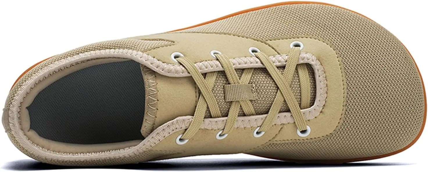 Men's Wide Minimalist Barefoot Shoes Walking Sneakers| Zero Drop Sole