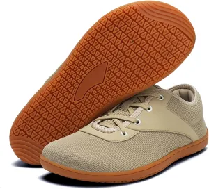 Men's Wide Minimalist Barefoot Shoes Walking Sneakers| Zero Drop Sole