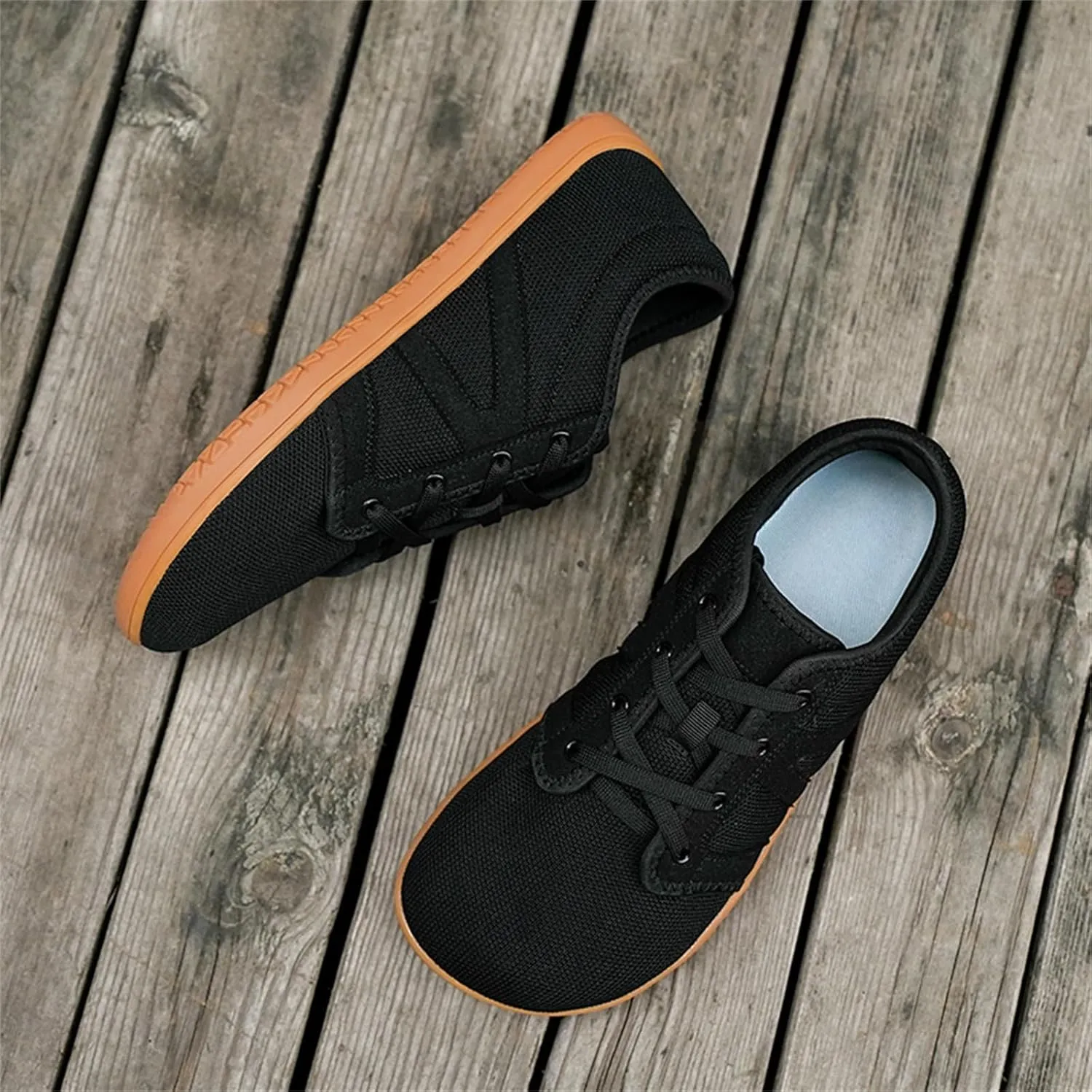 Men's Wide Minimalist Barefoot Shoes Walking Sneakers| Zero Drop Sole