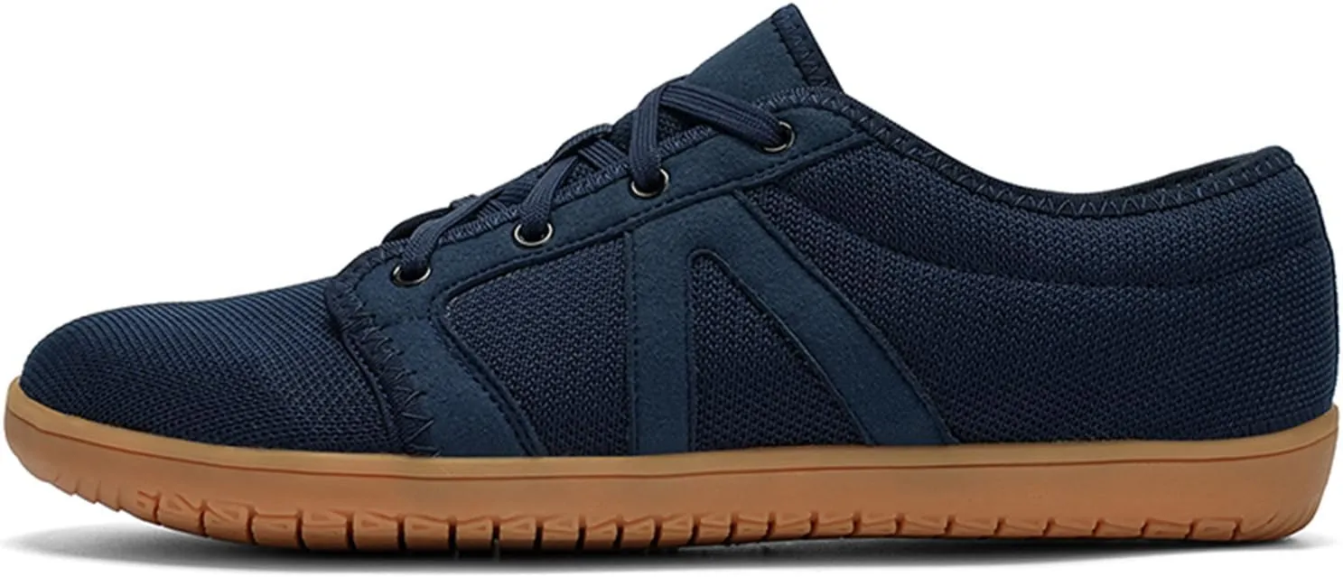 Men's Wide Minimalist Barefoot Shoes Walking Sneakers| Zero Drop Sole