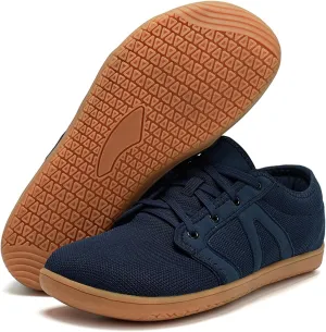 Men's Wide Minimalist Barefoot Shoes Walking Sneakers| Zero Drop Sole
