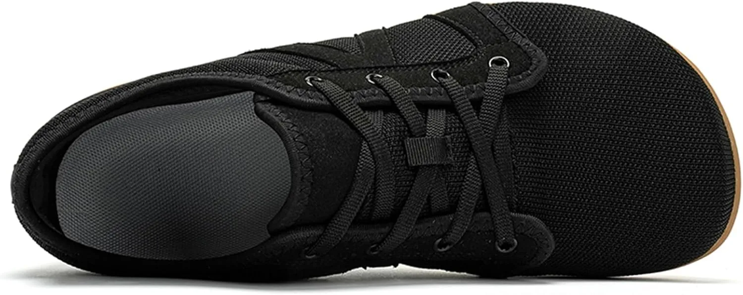 Men's Wide Minimalist Barefoot Shoes Walking Sneakers| Zero Drop Sole