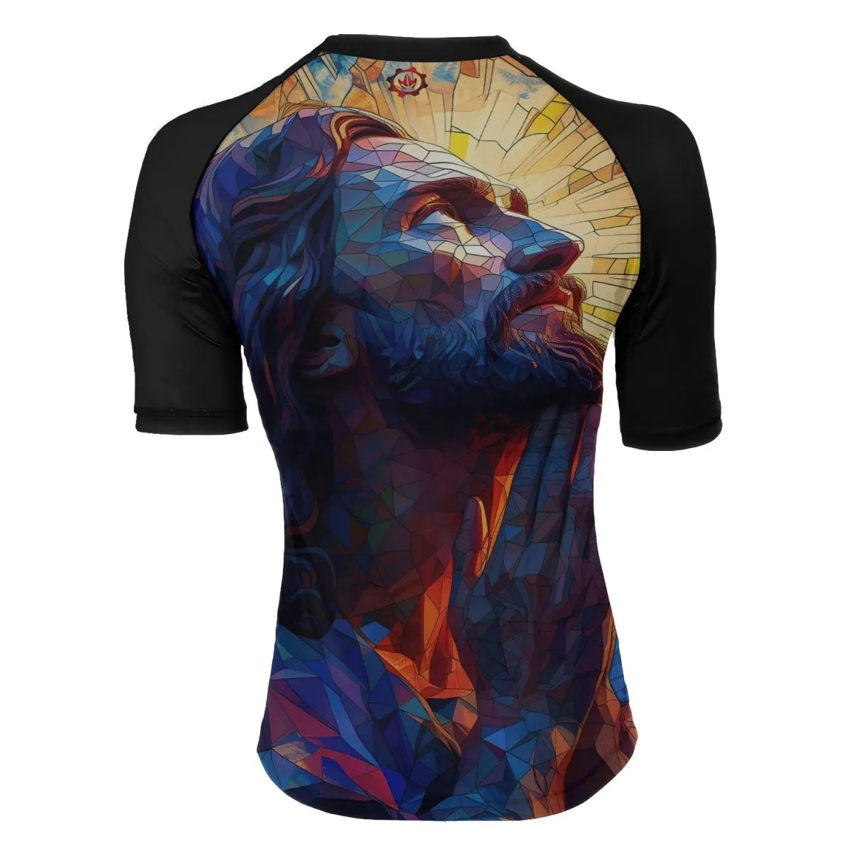 Merciful Jesus Women's Short Sleeve Rash Guard