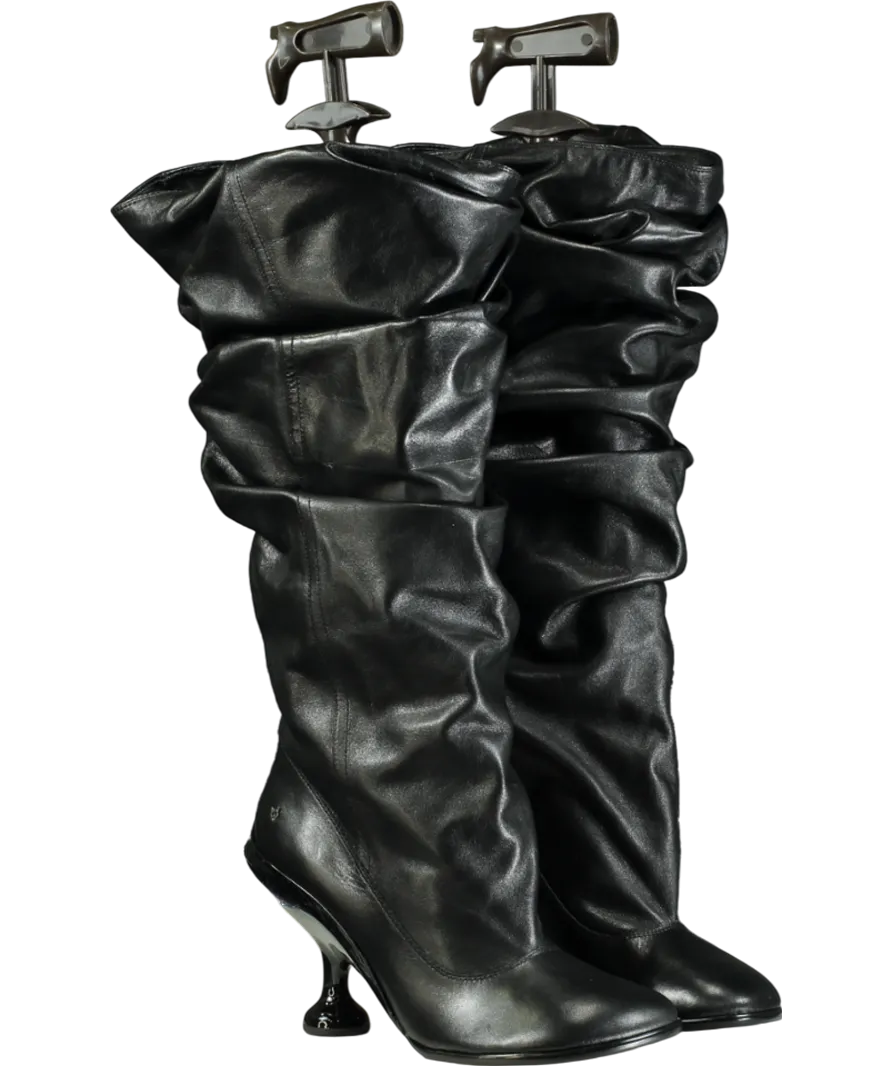 Naked Wolfe Black Boho Nappa Prince Leather Boots UK 7 EU 40 