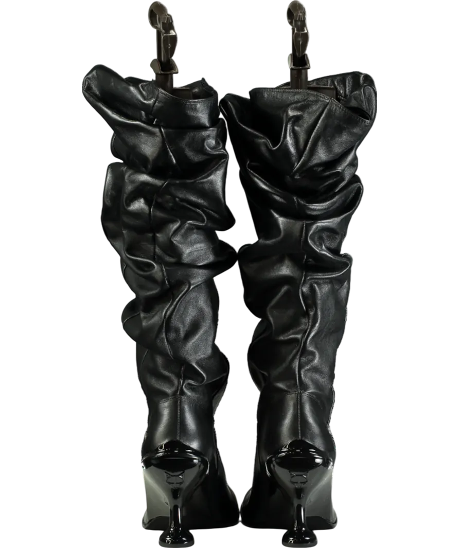 Naked Wolfe Black Boho Nappa Prince Leather Boots UK 7 EU 40 