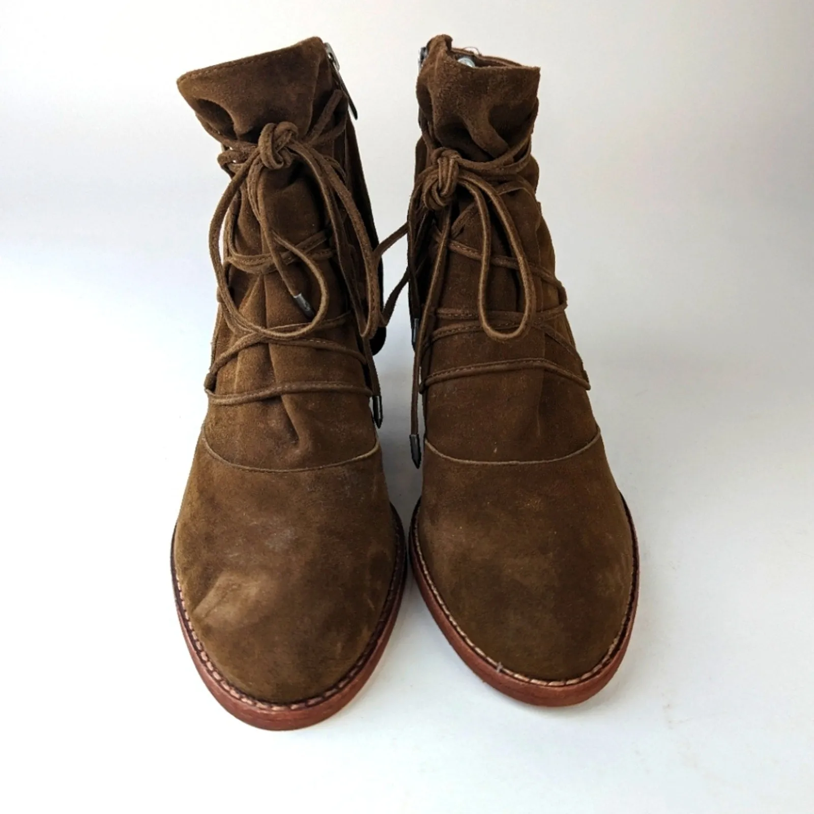 NWT Sam Edelman Millard Lace Up Boots 8