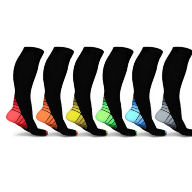 Sports Compression Double Stitched Socks Set