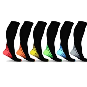 Sports Compression Double Stitched Socks Set