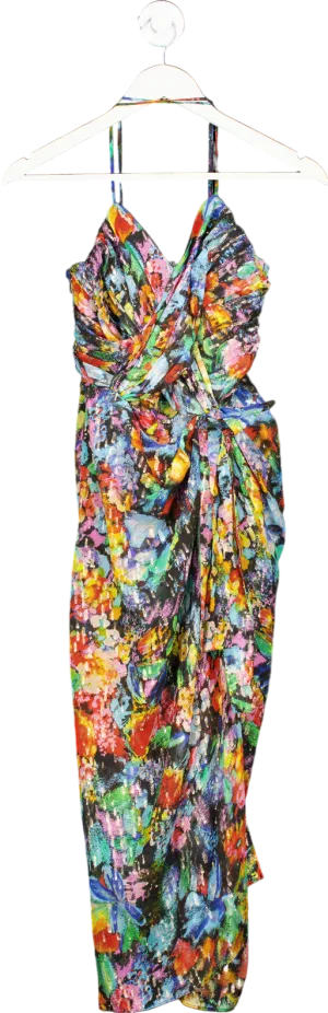 The Kooples Multicolour Floral Dress Size 1 UK 8