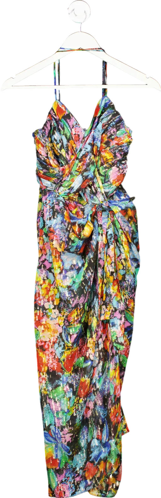The Kooples Multicolour Floral Dress Size 1 UK 8